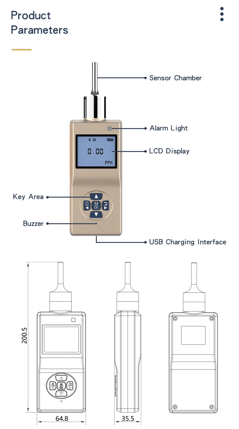 ES20B Pump Gas Detector