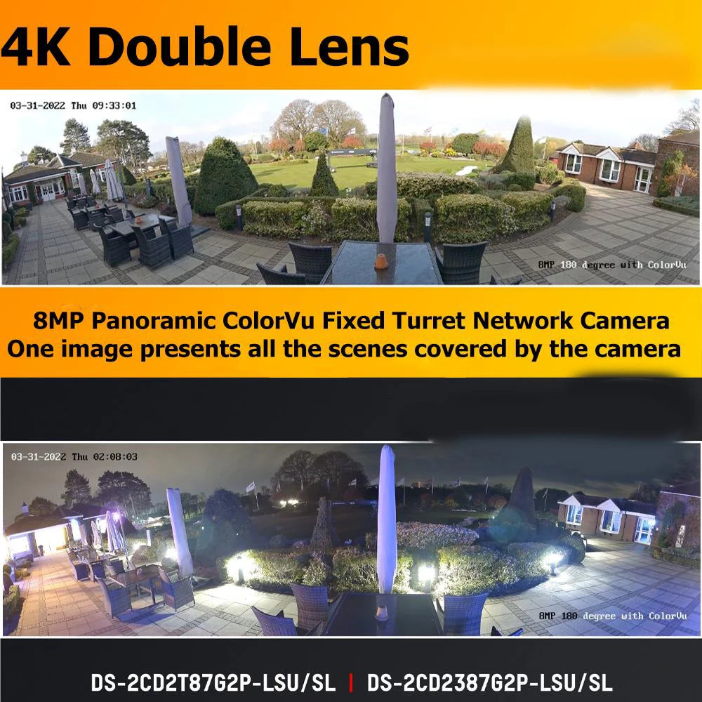 8MP Panoramic  Turret IP Camera