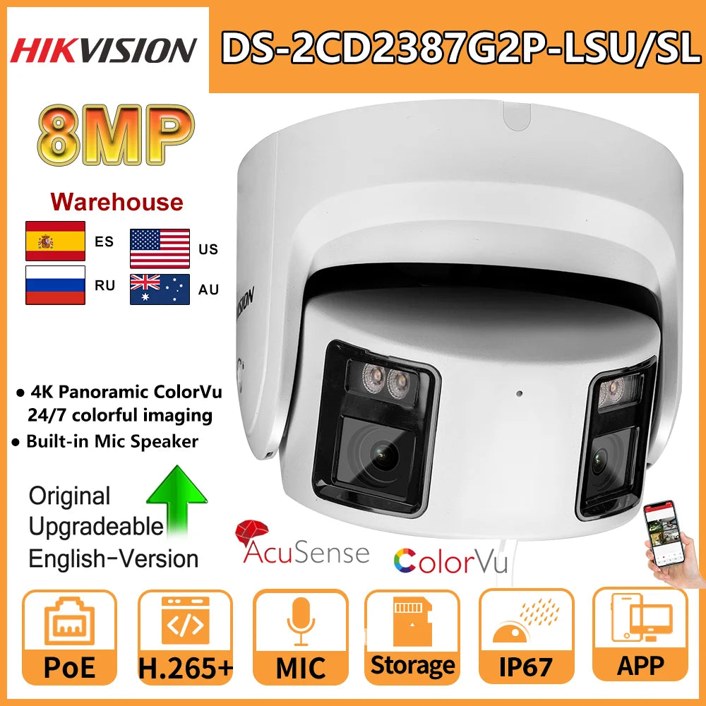 8MP Panoramic  Turret IP Camera